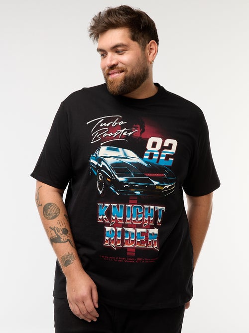 T-shirt imprimé 'K2000' à manches courtes - Kiabi