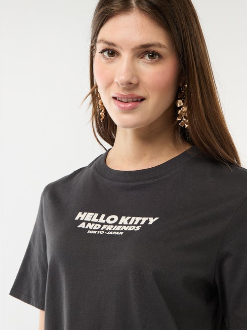 T-shirt imprimé 'Kuromi' à manches courtes - Kiabi