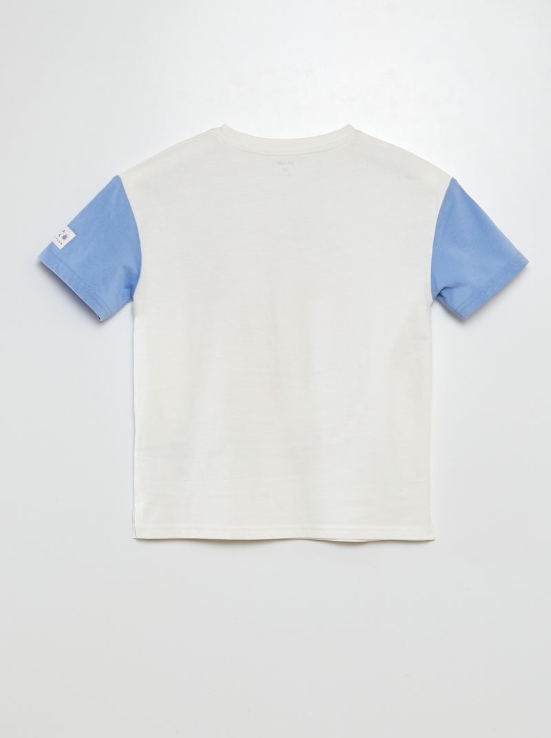 T-shirt imprimé manches courtes  - Grafik Edition BLANC - Kiabi