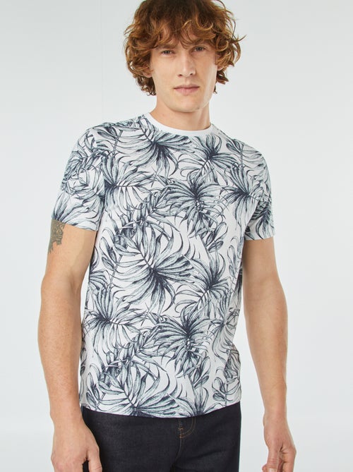 T-shirt imprimé manches courtes - Kiabi