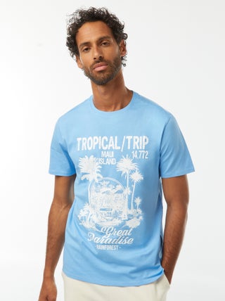 T-shirt imprimé manches courtes