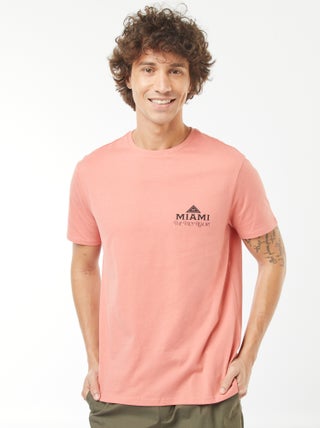 T-shirt imprimé manches courtes