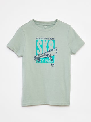T-shirt imprimé manches courtes