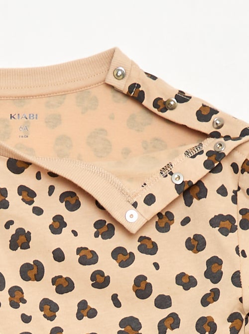 T-shirt imprimé manches longues - So Easy - Kiabi