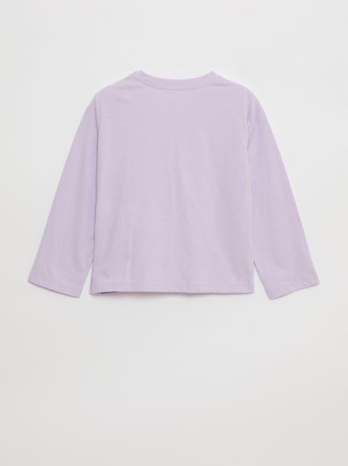 T-shirt imprimé manches longues - So Easy - Kiabi