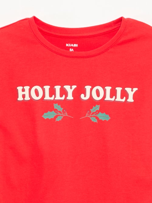 T-shirt imprimé manches longues - Kiabi