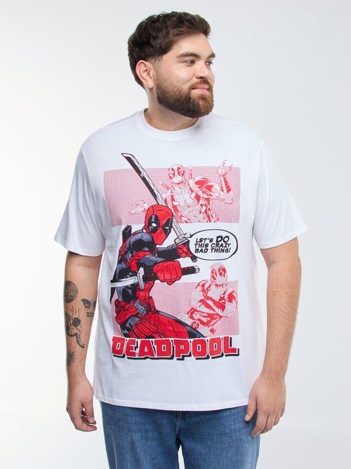 T-shirt imprimé 'Marvel' 'Deadpool' uni - Kiabi