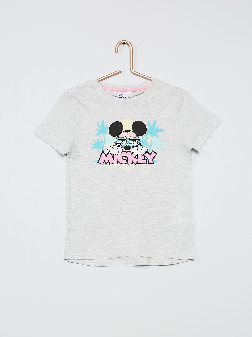 T-shirt imprimé 'Mickey' gris - Kiabi