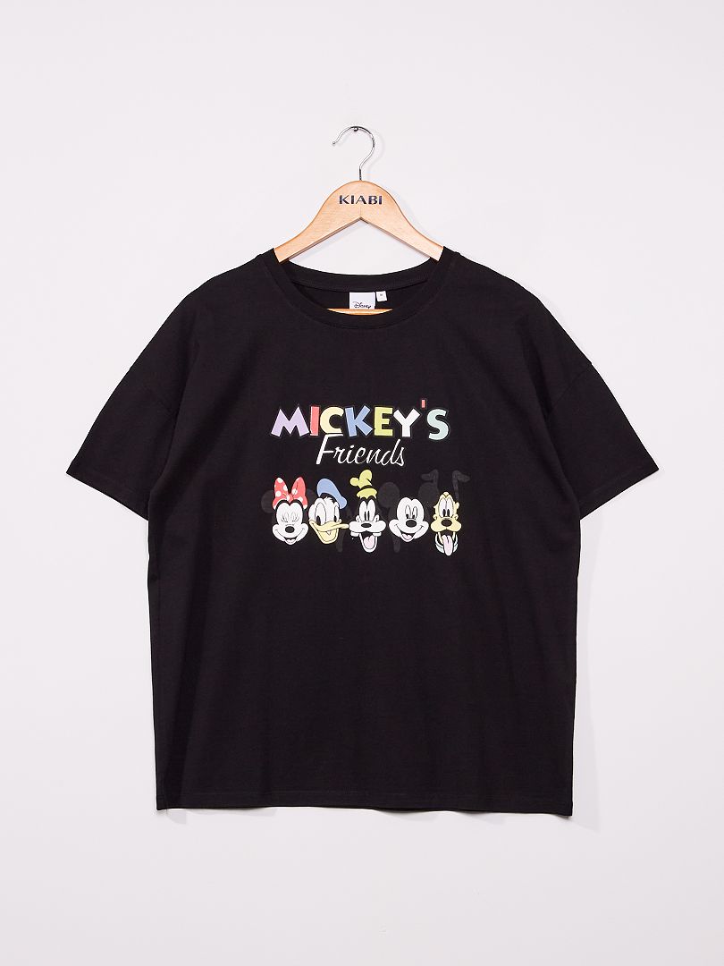 T-shirt imprimé 'Mickey' noir 'Mickey' - Kiabi
