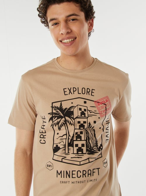 T-shirt imprimé 'Minecraft' - Kiabi