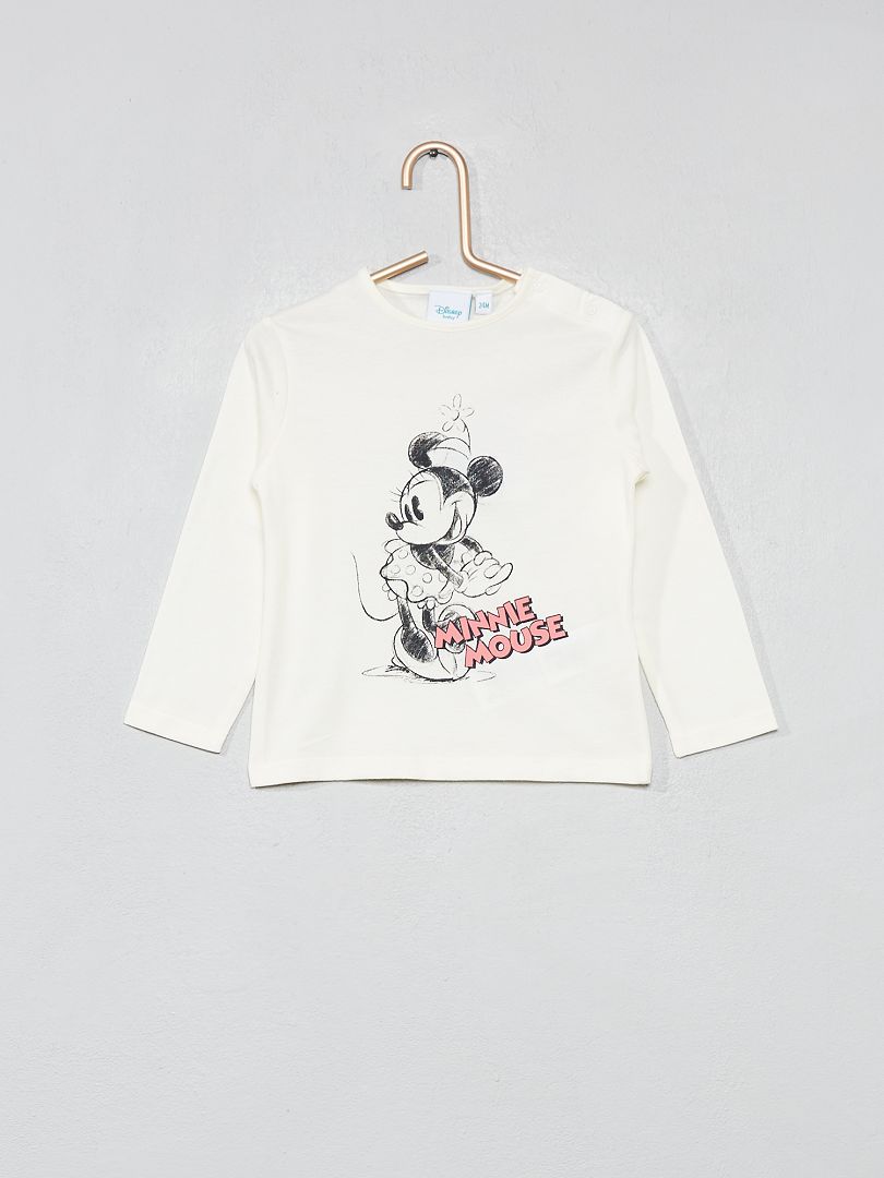 T-shirt imprimé 'Minnie' écru - Kiabi