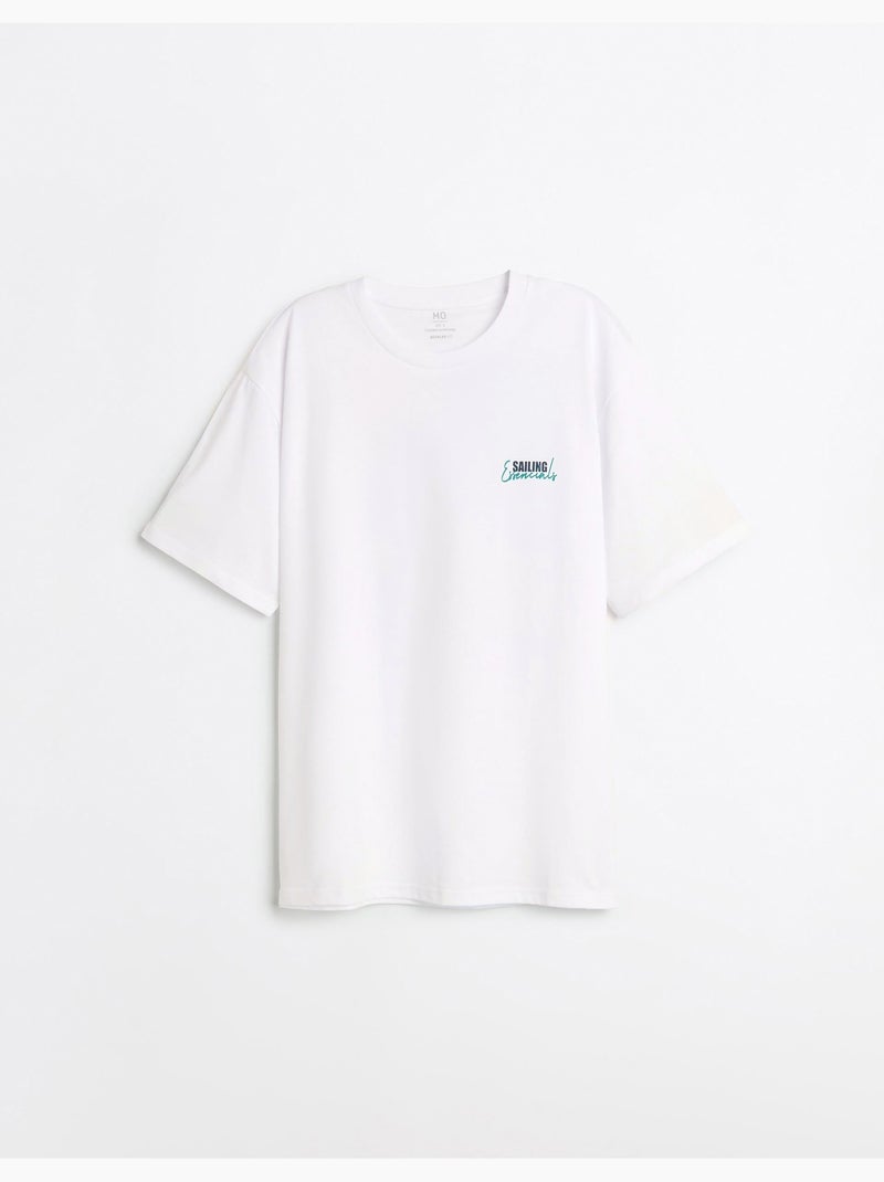 T-shirt imprimé, MO Fashion Blanc - Kiabi