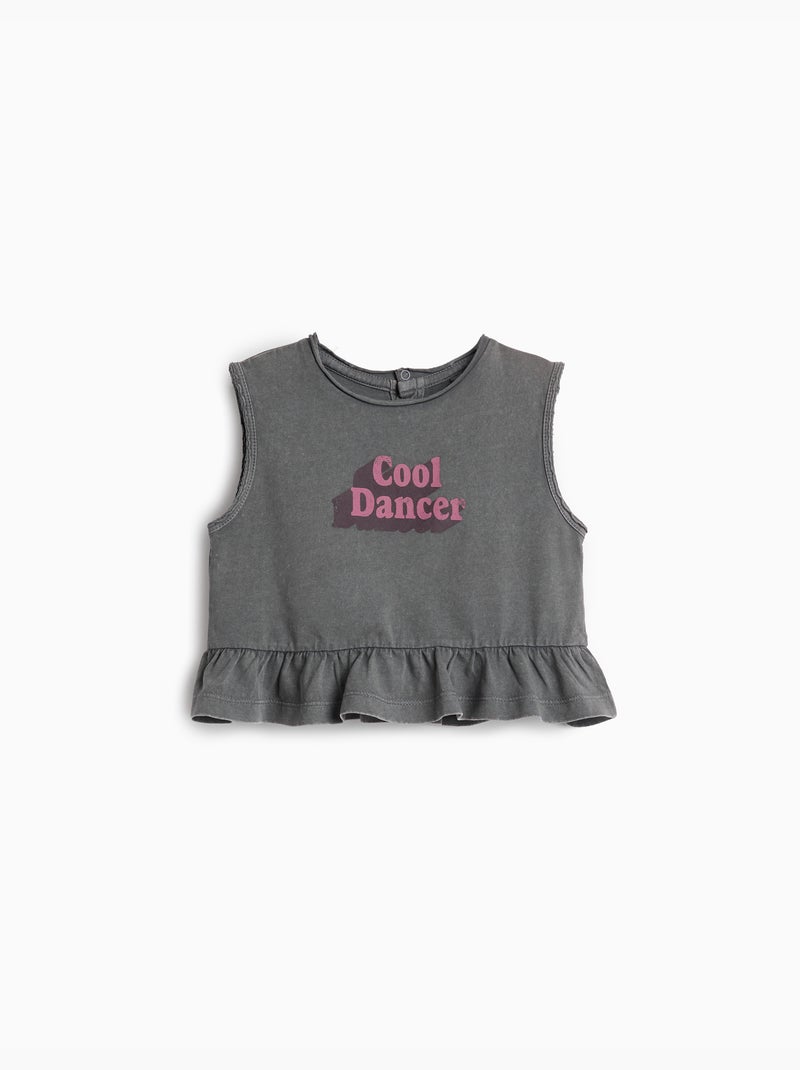 T-shirt imprimé, MO Fashion Gris - Kiabi