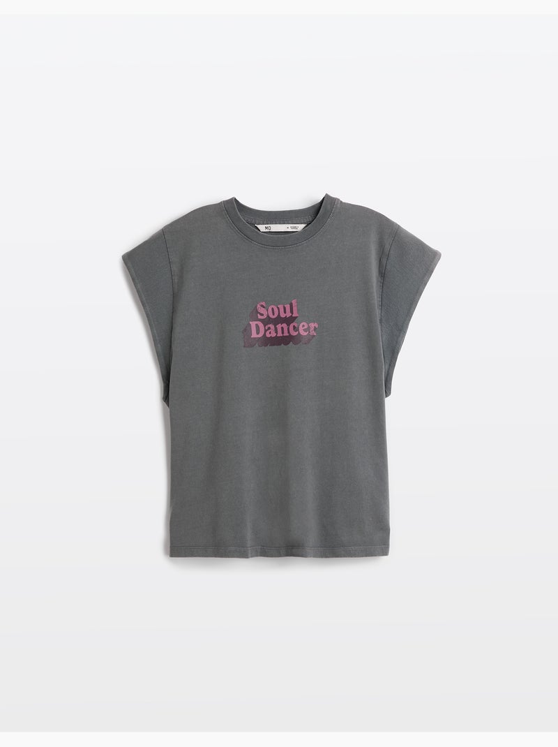 T-shirt imprimé, MO Fashion Gris - Kiabi