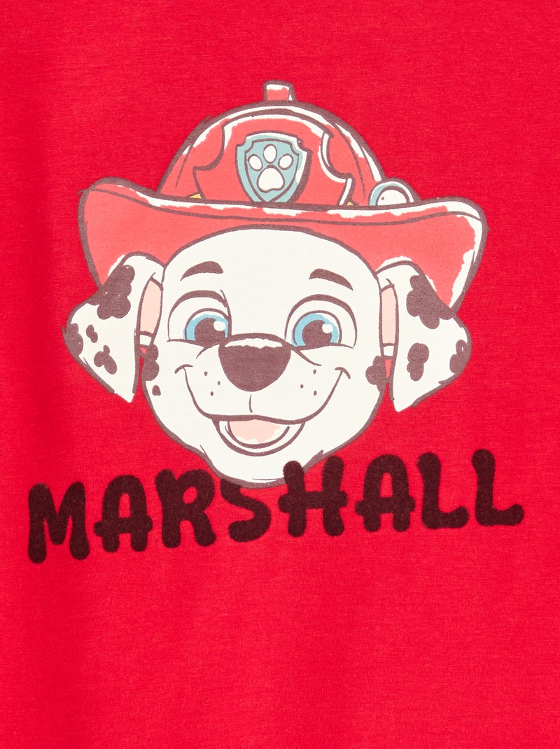 T-shirt imprimé motif doux 'Pat patrouille' en coton Rouge - Kiabi
