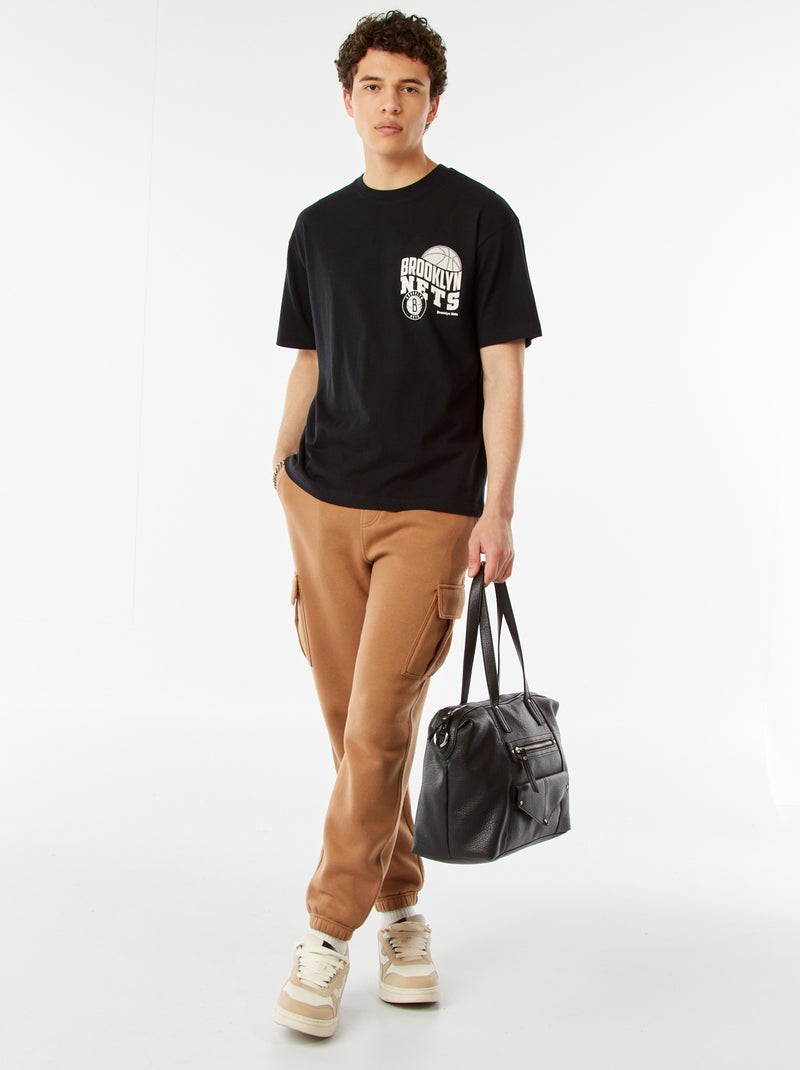 T-shirt imprimé 'NBA' NOIR - Kiabi