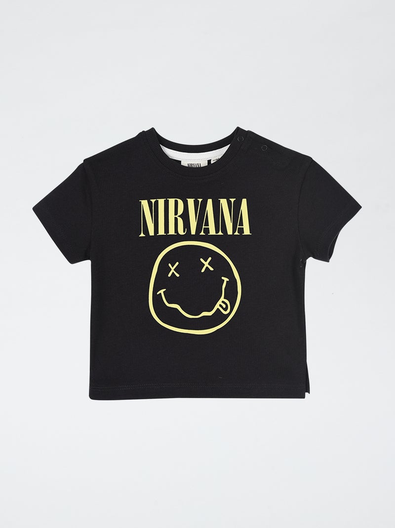 T-shirt imprimé 'Nirvana' GRIS - Kiabi