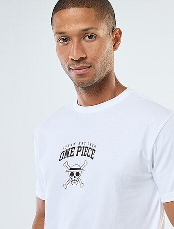 T-shirt imprimé 'One Piece' à manches courtes