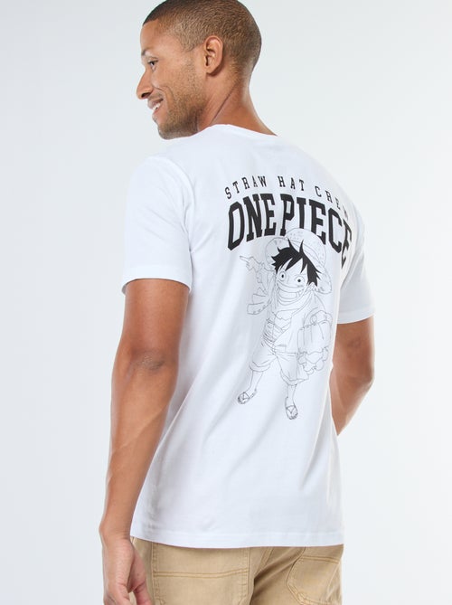 T-shirt imprimé 'One Piece' à manches courtes - Kiabi