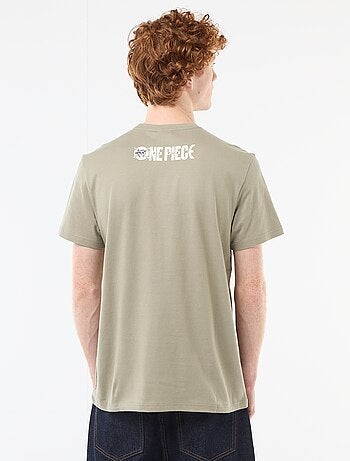 T-shirt imprimé 'One piece' en coton