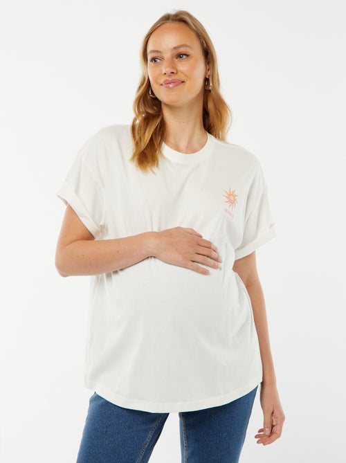 T-shirt imprimé 'Only Maternity' - Kiabi