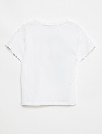 T-shirt imprimé 'Rolling stones' en coton