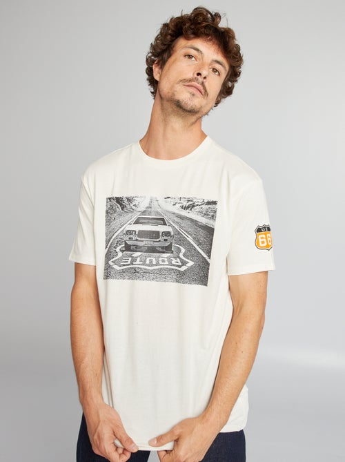 T-shirt imprimé route 66 - Kiabi