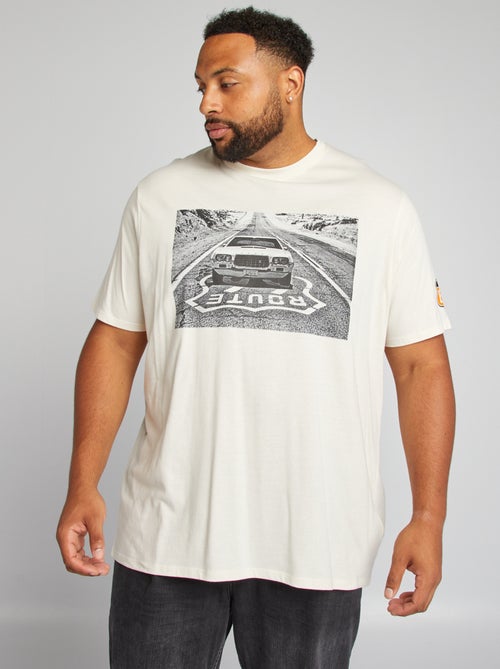 T-shirt imprimé route 66 - Kiabi