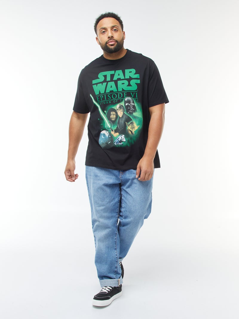 T-shirt Star Wars Les Derniers Jedi Homme Taille M – Manches Courtes, Bleu Marine, Occasion