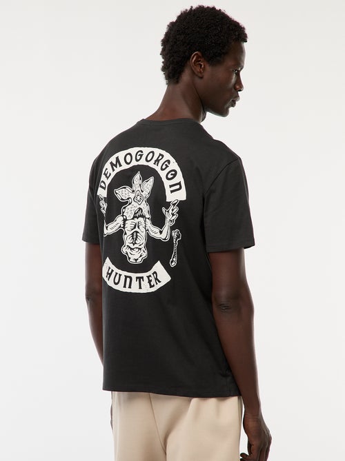 T-shirt imprimé 'Stranger Things' à manches courtes - Kiabi