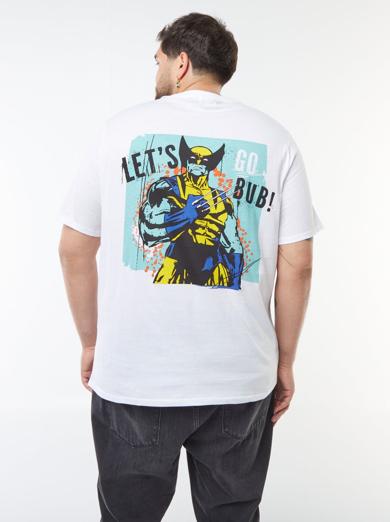T-shirt imprimé 'X-Men' 'Marvel' manches courtes Blanc - Kiabi