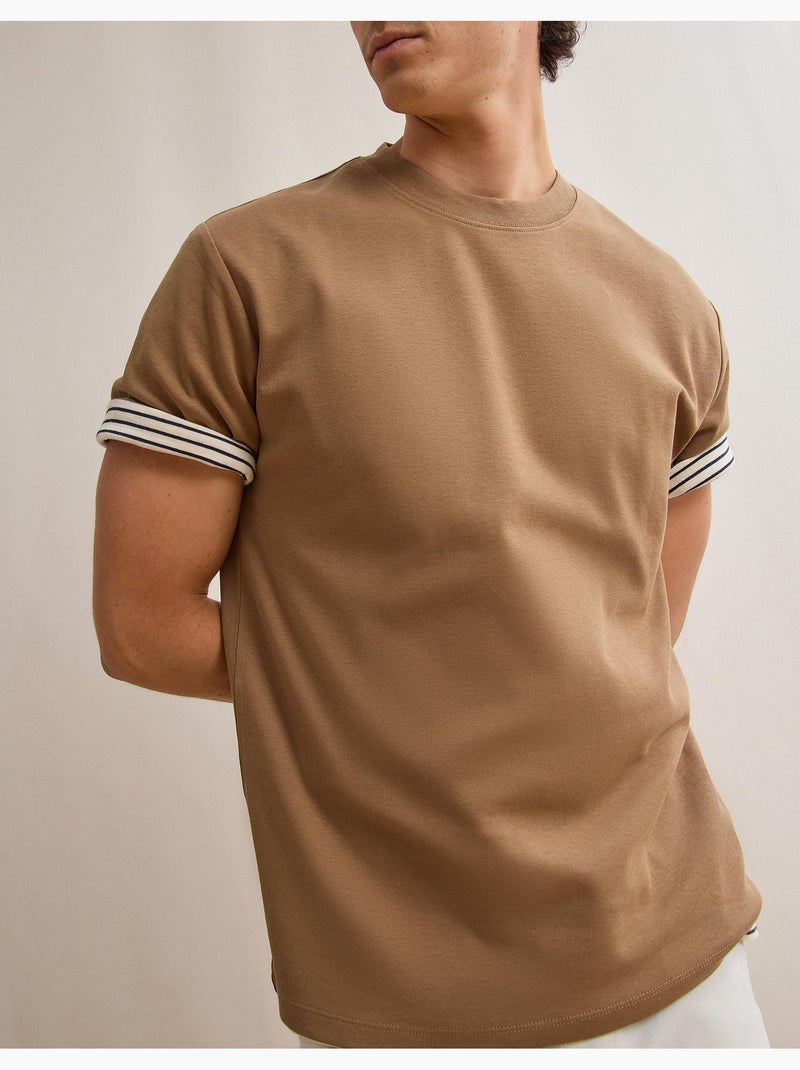 T-shirt Interlock, MO Fashion Beige - Kiabi