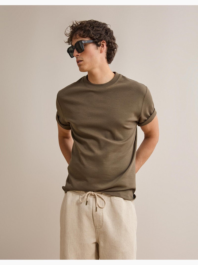 T-shirt Interlock, MO Fashion Vert - Kiabi