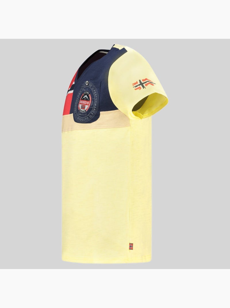 T-shirt j-flag – geographical norway Geel - Kiabi