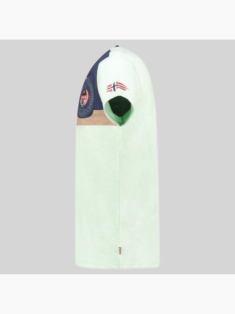 T-shirt j-flag – geographical norway Pastelgroen - Kiabi