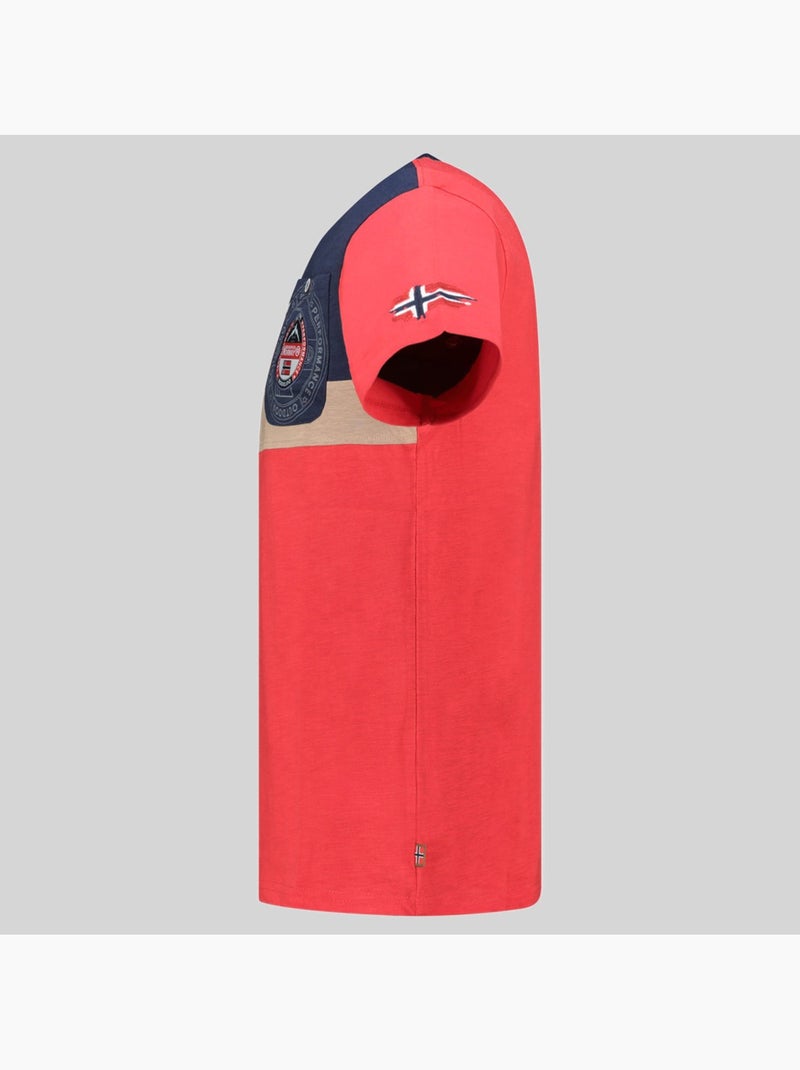 T-shirt j-flag – geographical norway Rouge - Kiabi