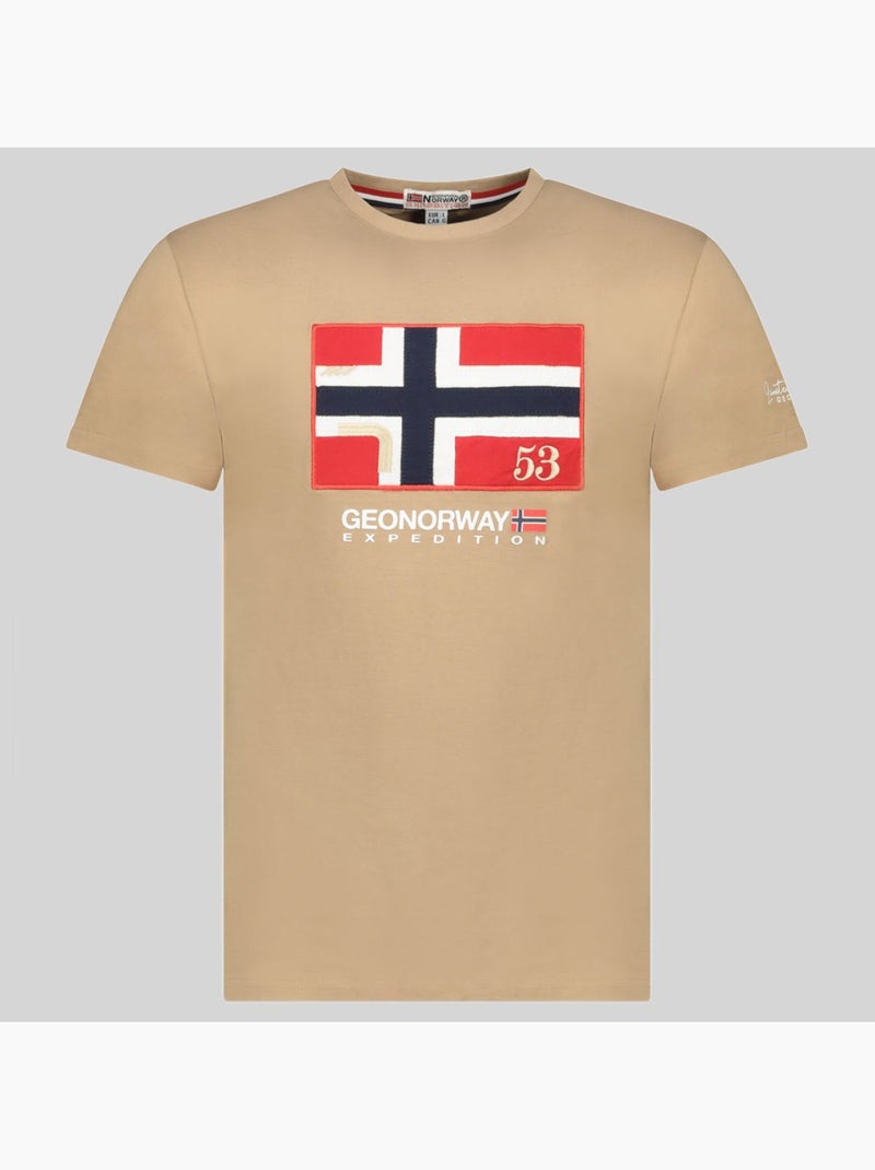 T-shirt j-newflag – geographical norway Beige - Kiabi