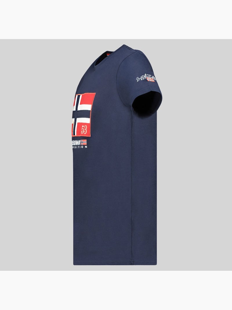 T-shirt j-newflag – geographical norway Bleu marine - Kiabi