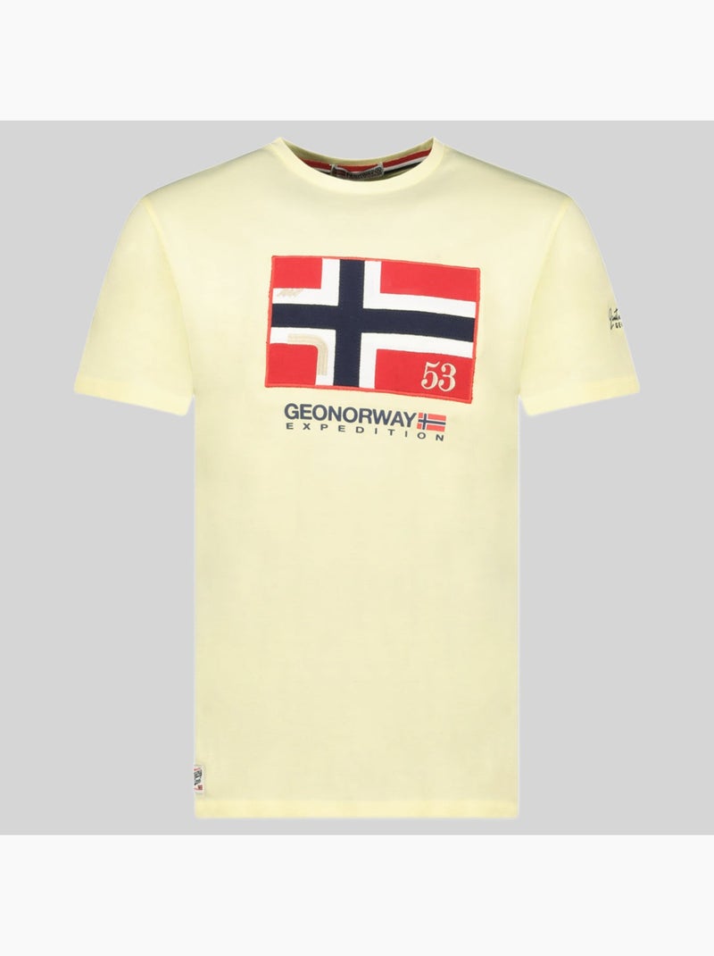 T-shirt j-newflag – geographical norway Jaune - Kiabi