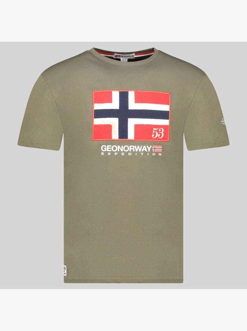 T-shirt j-newflag – geographical norway Kaki - Kiabi