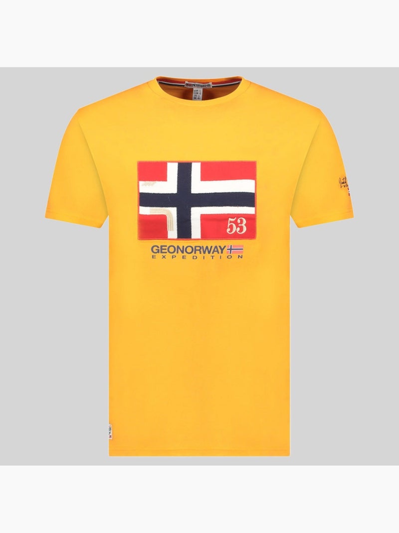 T-shirt j-newflag – geographical norway Orange - Kiabi