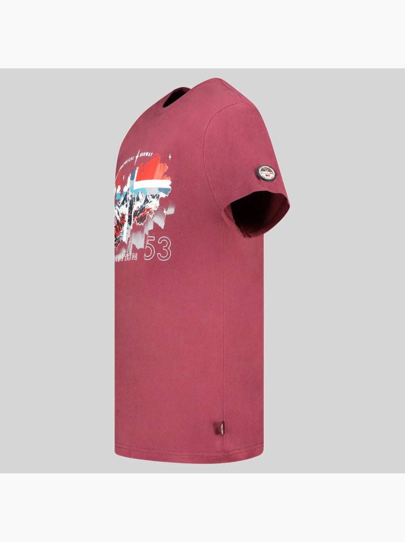 T-shirt j-stone – geographical norway Bordeaux - Kiabi