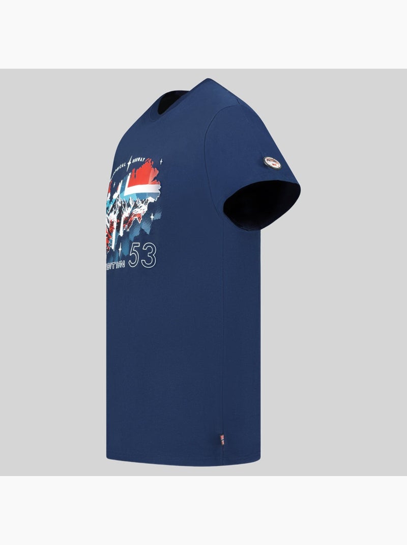 T-shirt j-stone – geographical norway Marineblauw - Kiabi