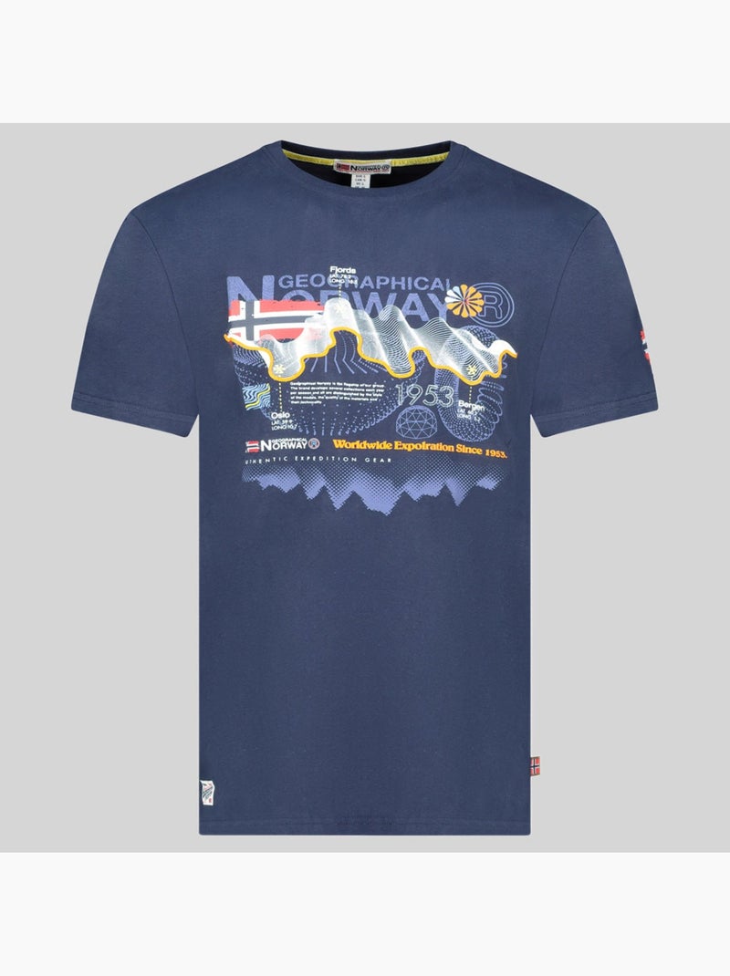 T-shirt j-vibe – geographical norway Bleu marine - Kiabi