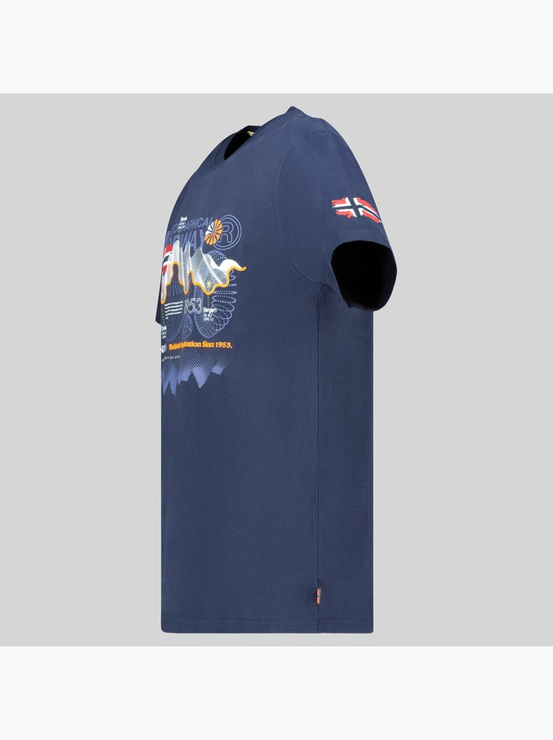 T-shirt j-vibe – geographical norway Marineblauw - Kiabi