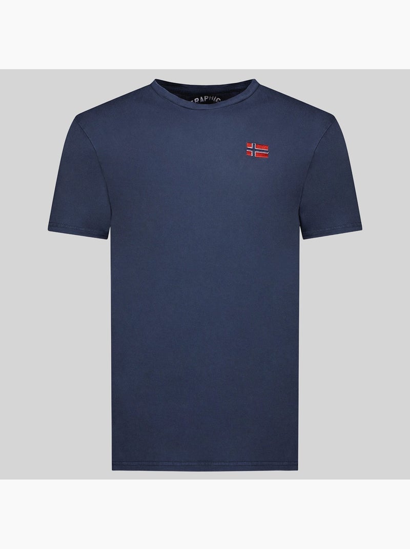 T-shirt jactus – geographical norway Bleu marine - Kiabi