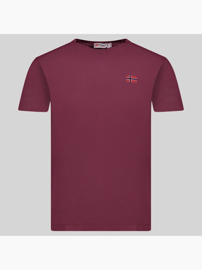 T-shirt jactus – geographical norway Bordeaux - Kiabi