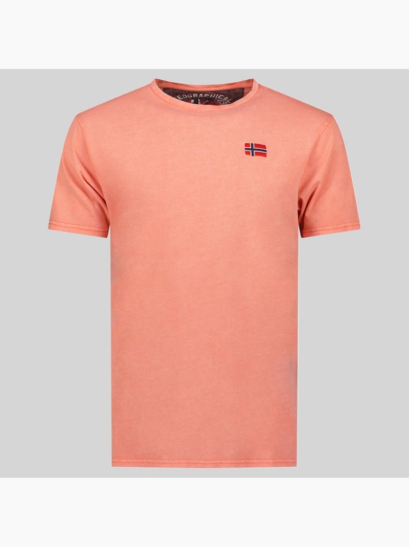 T-shirt jactus – geographical norway Koraal - Kiabi