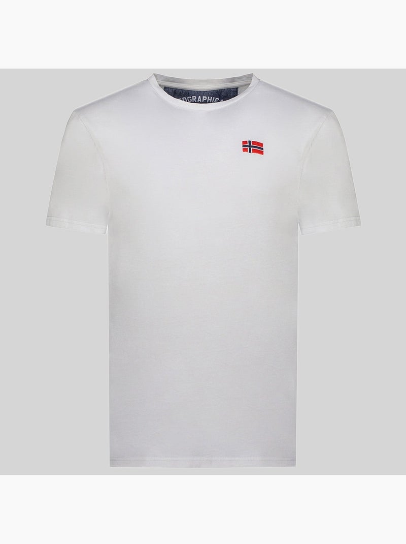 T-shirt jactus – geographical norway Lichtgrijs - Kiabi