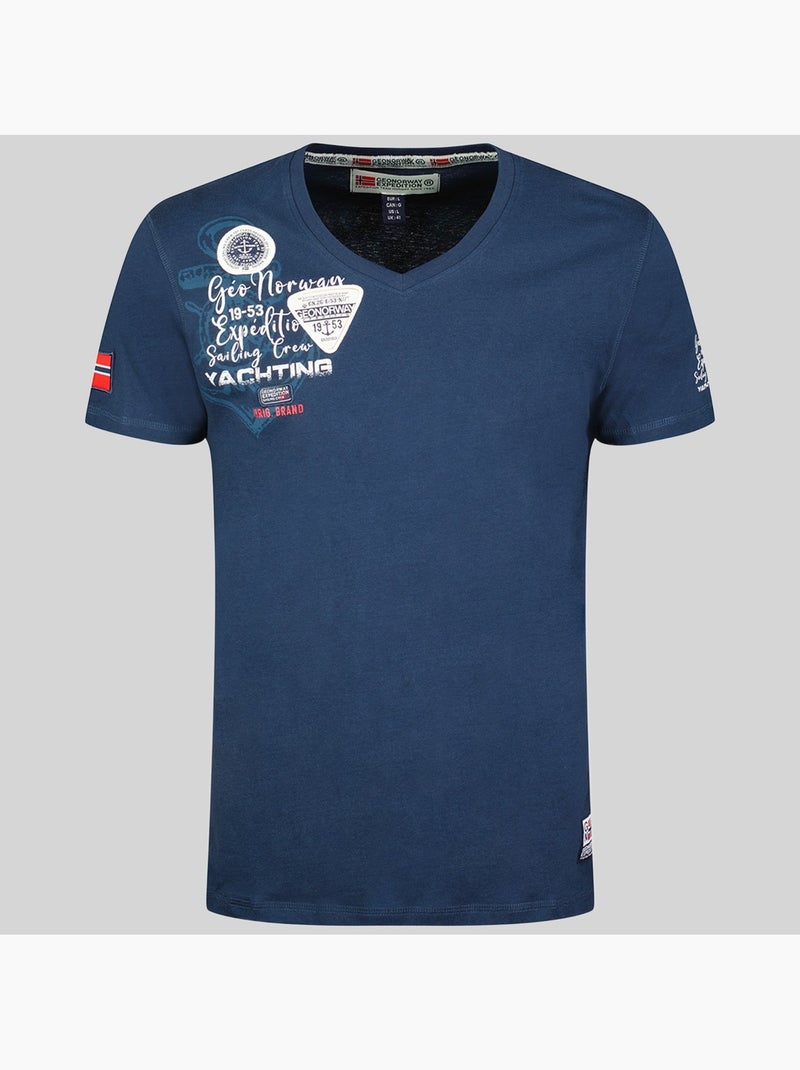T-shirt jademora – geographical norway Marineblauw - Kiabi